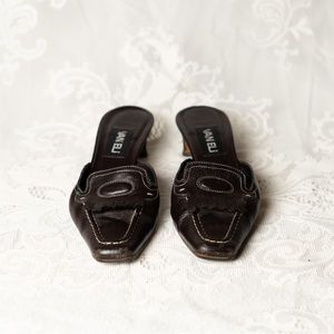 Nice 90s leather mules